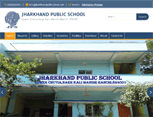 Tablet Screenshot of jharkhandpublicschool.com